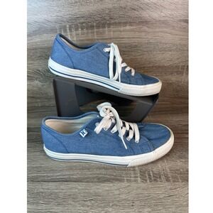 Hurley Ceta Sneakers Womens Sz 9 Blue Canvas Low Top Lace Up Casual Shoes Beach